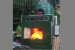 Lò Đốt Rác VE - TECH -100 Đạt Chuẩn Môi Trường 